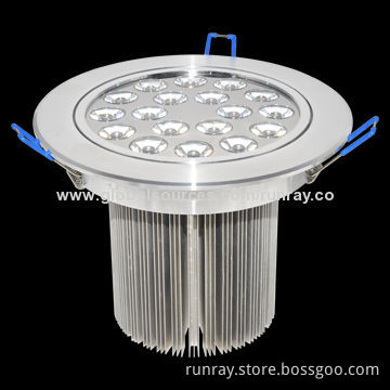Hot Sale 18W LED Ceiling Spotlight, 80-110lm/W, CE and RoHS Marks, 85-265V AC or 12V DC